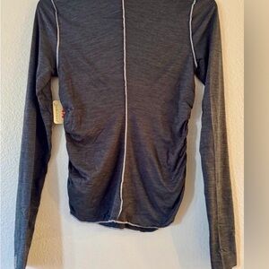 Women's Long Sleeve Gray Top